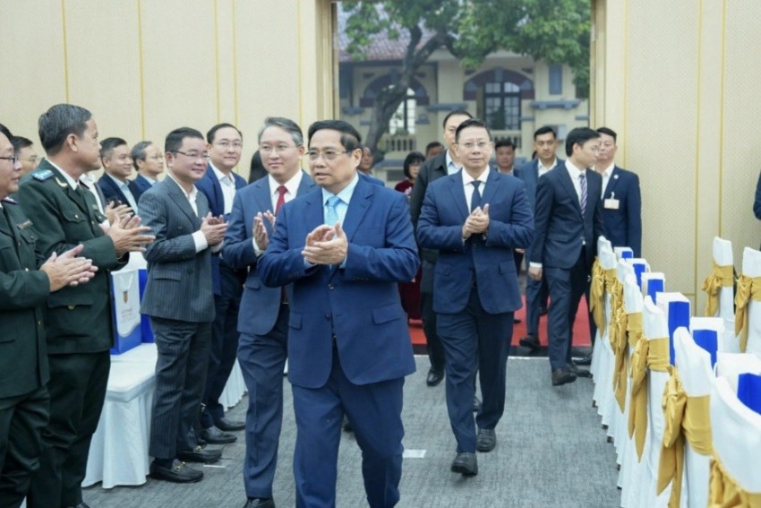 Thủ tướng Phạm Minh Chính dự Hội nghị. (Ảnh: H.Giang)