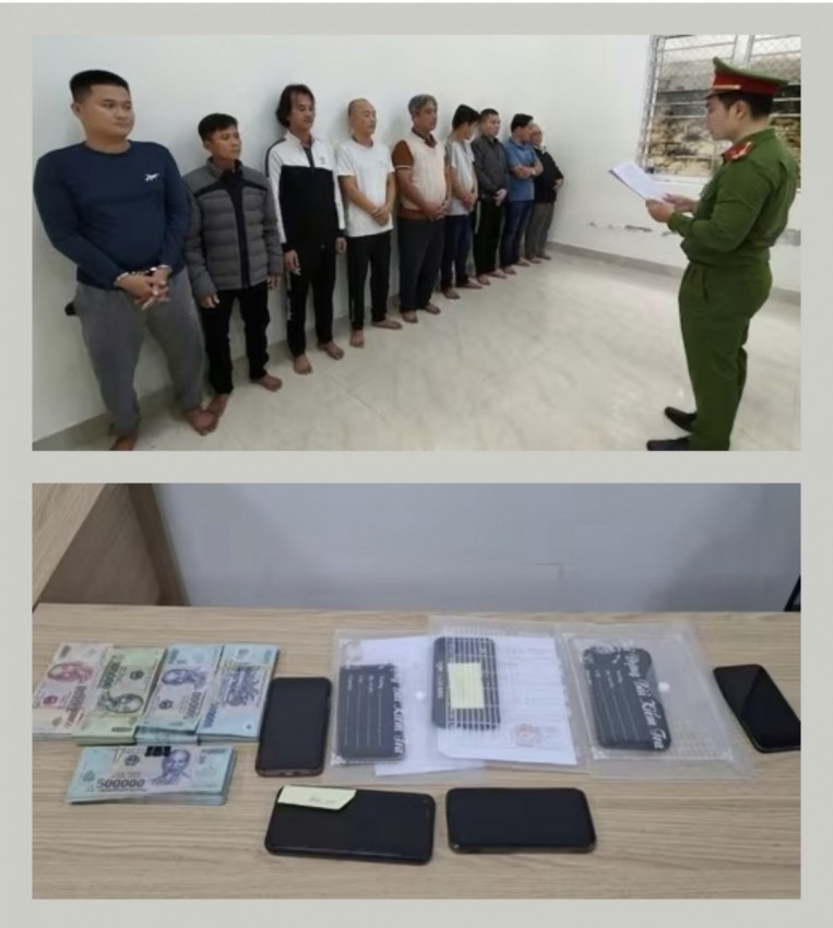 Triệt phá đường dây cá độ bóng đá qua mạng hơn 400 tỷ đồng, bắt giữ 9 đối tượng