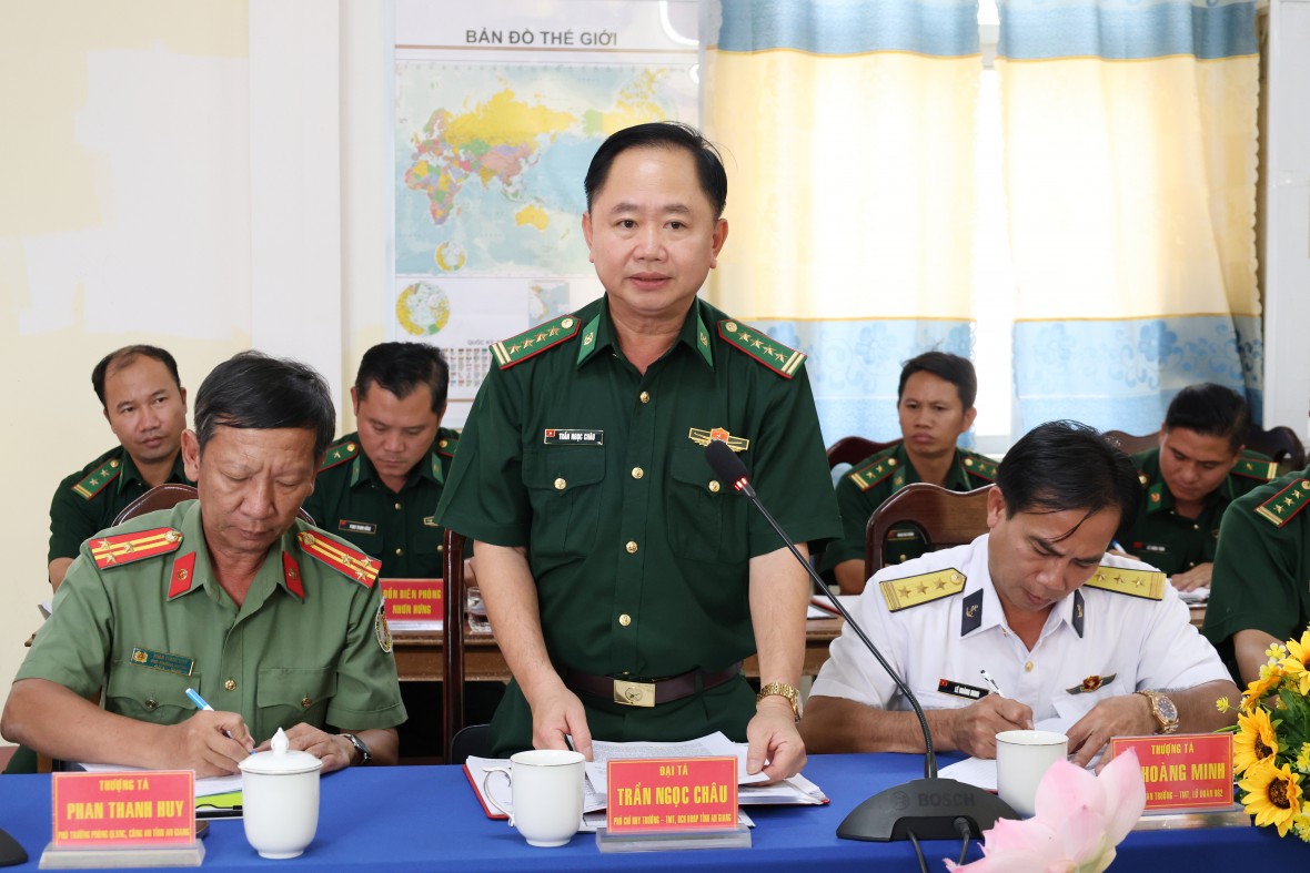 Bộ Tư lệnh BĐBP kiểm tra công tác phòng, chống xuất, nhập cảnh trái phép tại BĐBP tỉnh An Giang Bộ Tư lệnh BĐBP kiểm tra công tác phòng, chống xuất, nhập cảnh trái phép tại BĐBP tỉnh An Giang