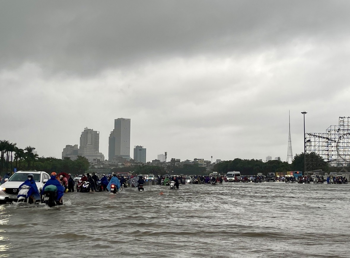 Hà Nội thực hiện 18 dự án xử lý ngập úng với mức kinh phí 24.000 tỷ