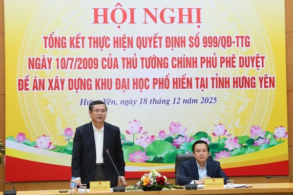 Tiếp tục thực hiện Khu Đại học Phố Hiến với quyết tâm cao hơn, cụ thể hơn Tiếp tục thực hiện Khu Đại học Phố Hiến với quyết tâm cao hơn, cụ thể hơn