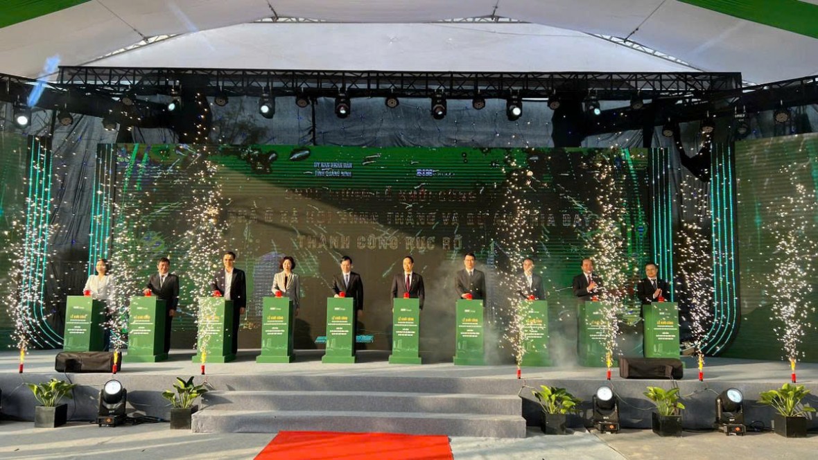 Quảng Ninh đồng loạt khởi công, khánh thành 31 dự án chào mừng Đại hội XIV