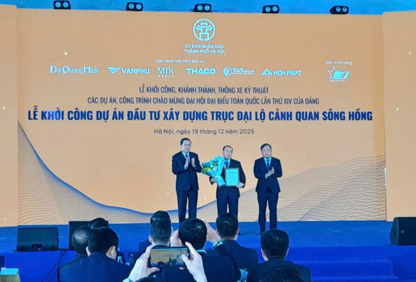 Hà Nội: Khởi công Dự án Trục đại lộ cảnh quan sông Hồng