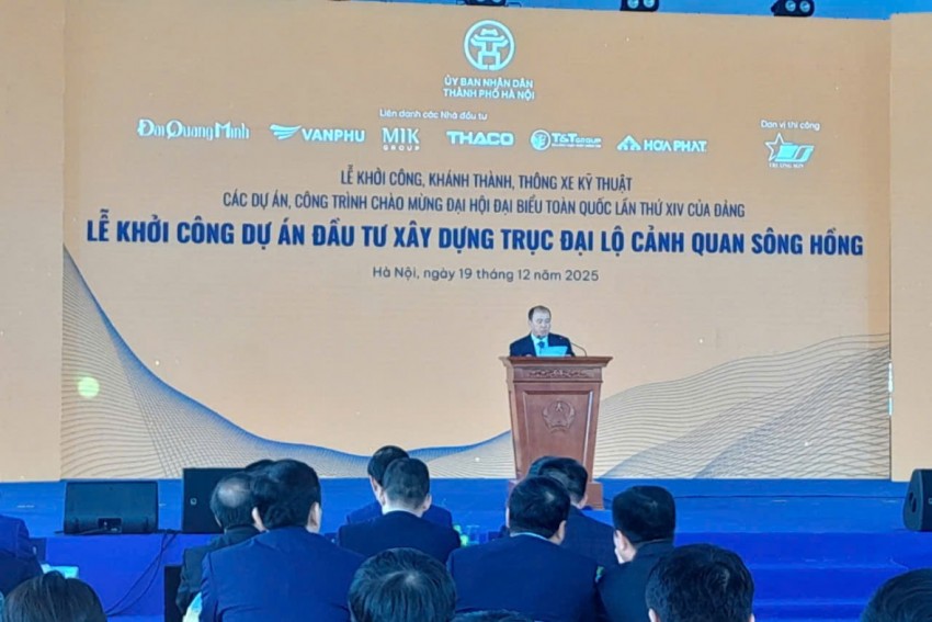 Hà Nội: Khởi công Dự án Trục đại lộ cảnh quan sông Hồng