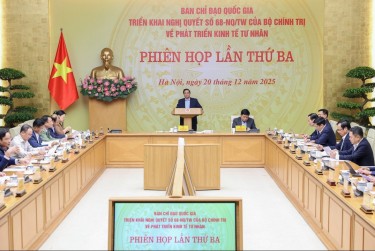 Thủ tướng chủ trì phiên họp lần thứ 3 Ban Chỉ đạo về phát triển kinh tế tư nhân