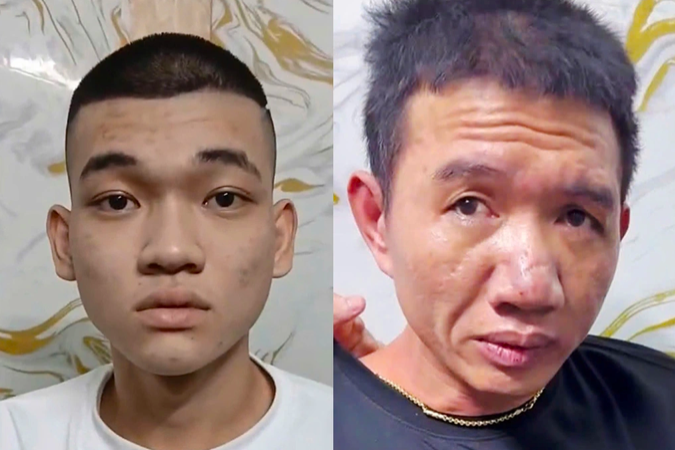 ối tượng Phạm Hữu Vũ (bên trái) và Nguyễn Văn Quân (Ảnh: Công an Quảng Trị).