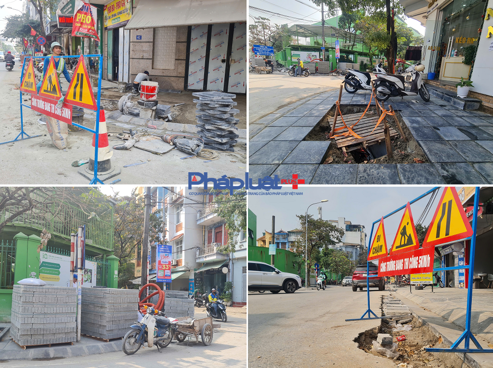 Vật liệu ngổn ngang phục vụ điệp khúc đào bới vỉa hè khiến người dân Thủ đô vô cùng ngán ngẩm