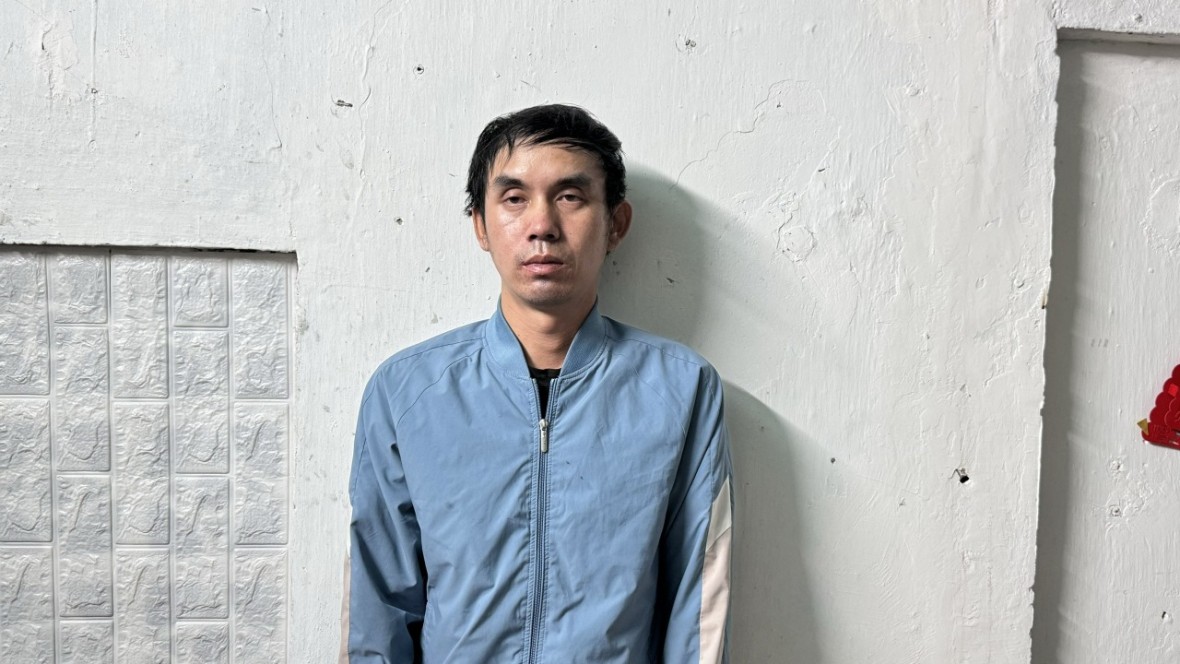 Đối tượng Nguyễn Tiến Thành - Ảnh Công an Quảng Trị.