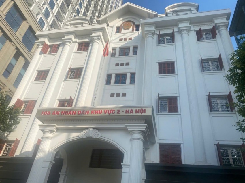 Trụ sở TAND khu vực 2 Hà Nội.
