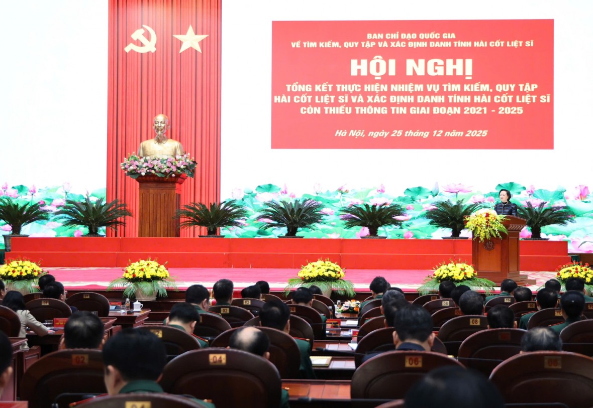 Bằng mọi nỗ lực đẩy nhanh tìm kiếm, quy tập, xác định danh tính hài cốt liệt sĩ