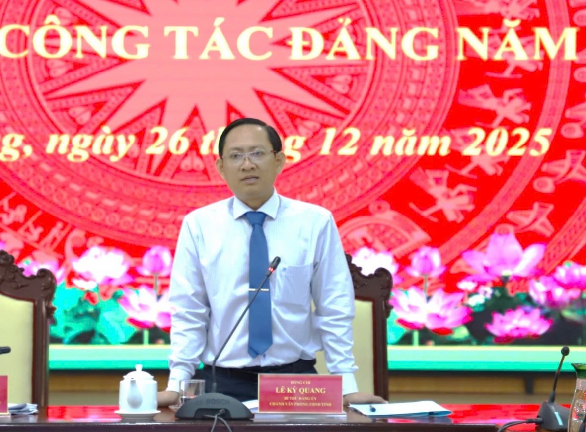 Đảng bộ Văn phòng UBND tỉnh An Giang tổng kết công tác Đảng năm 2025 và triển khai nhiệm vụ năm 2026