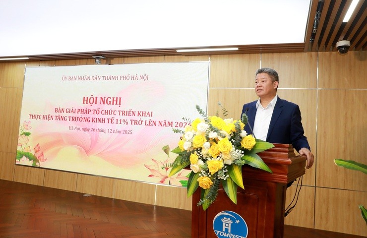 Hà Nội quyết tâm hoàn thành mục tiêu tăng trưởng kinh tế 11% trở lên năm 2026