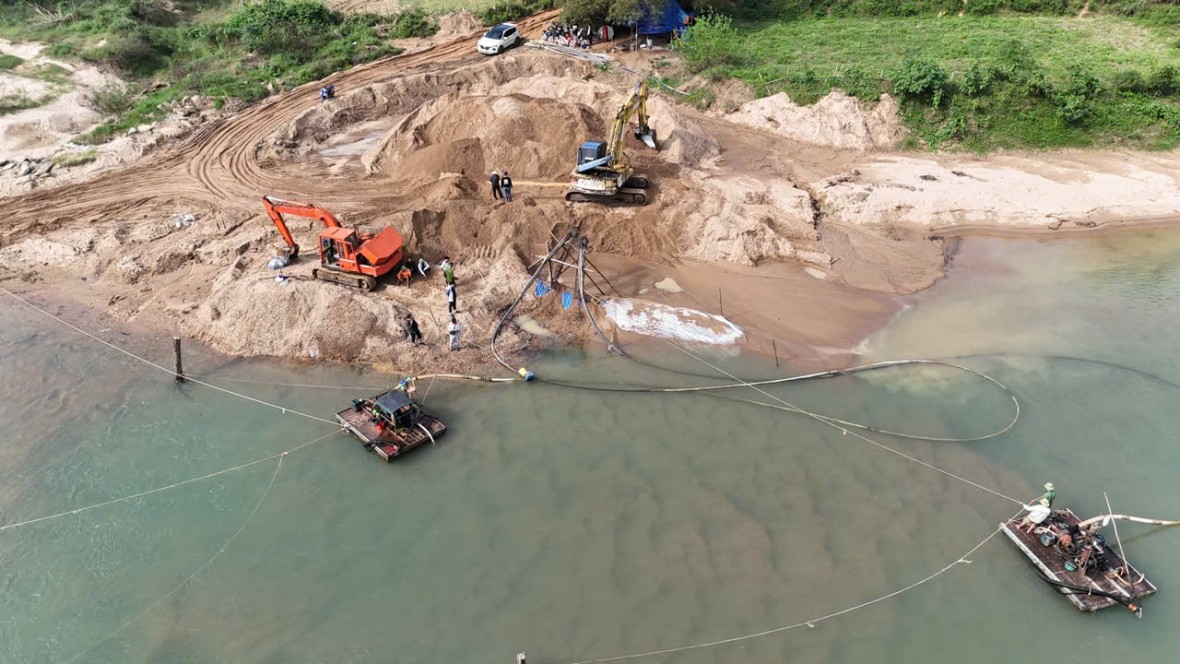 Có 1 mỏ cát, sỏi lòng sông được đấu giá thành công - Ảnh minh họa.