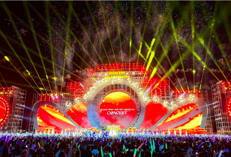 Việc tổ chức các concert góp phần quảng bá hình ảnh Quảng Ninh năng động, sáng tạo, hội nhập - điểm đến hấp dẫn của du lịch, văn hóa và các sự kiện khu vực, quốc gia, quốc tế. Ảnh: CTV