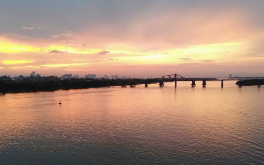 Hình cảnh cầu Long Biên sau 2 tháng sửa chữa