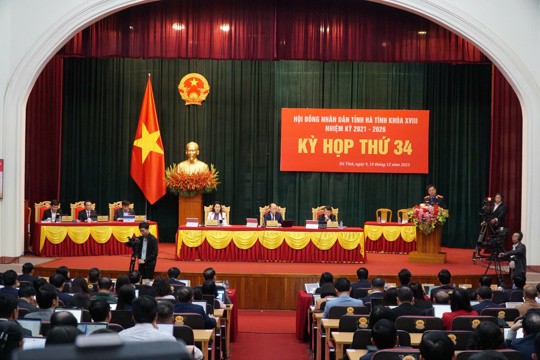 Kỳ họp thứ 34, HĐND tỉnh Hà Tĩnh khoá XVIII.