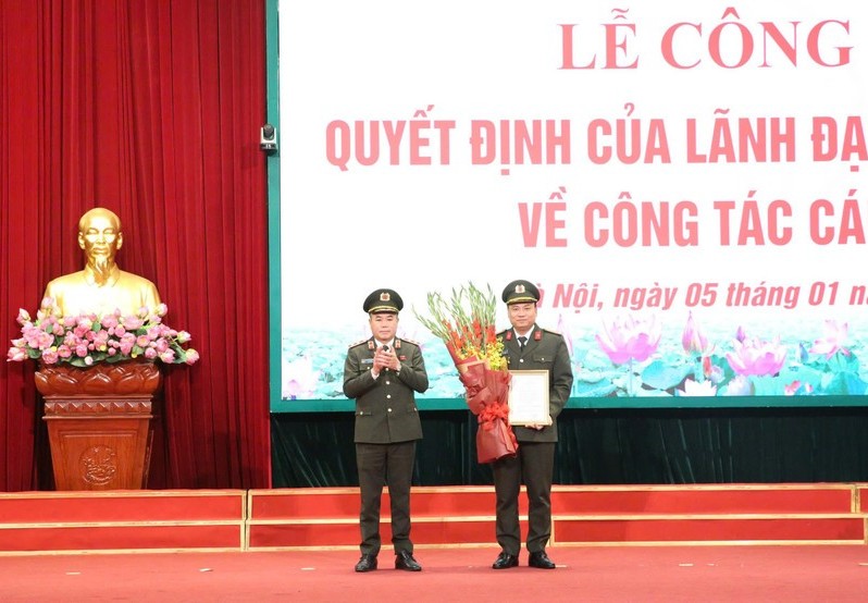 Đại tá Nguyễn Tiến Đạt giữ chức Thủ trưởng Cơ quan An ninh điều tra Công an TP Hà Nội