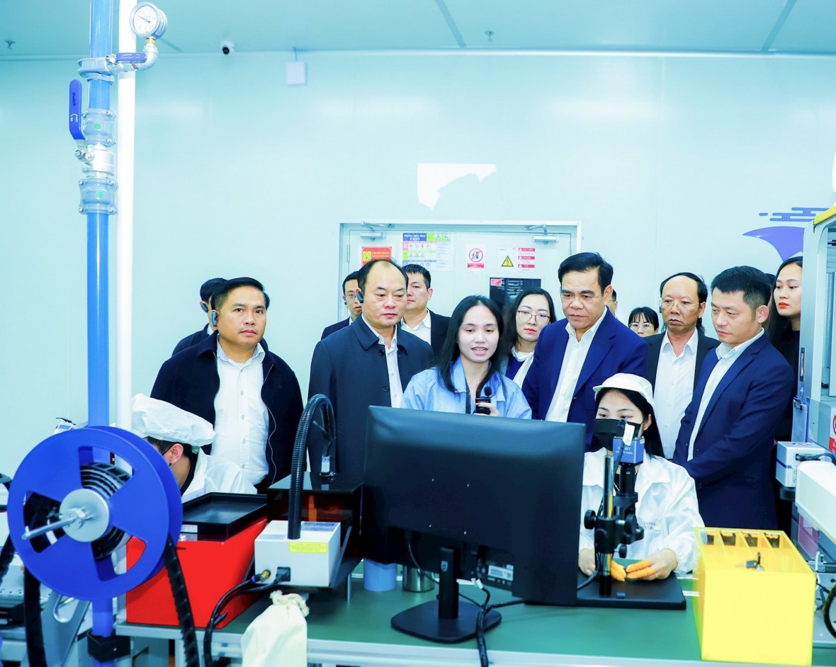 Lãnh đạo tỉnh Nghệ An đặc biệt quan tâm đối với các dự án KCN VSIP - Ảnh TD.