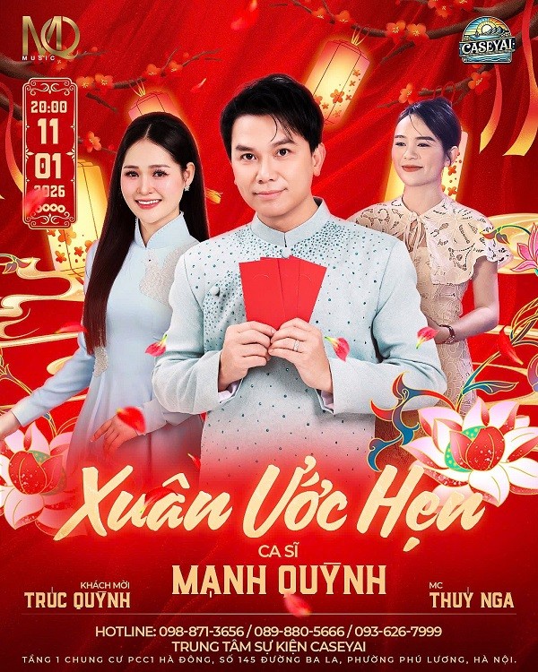 Ước hẹn bên thềm Xuân Bính Ngọ cùng ca sĩ Mạnh Quỳnh