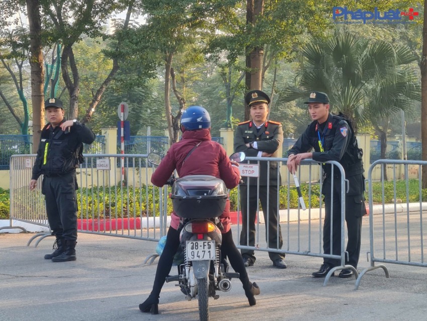 Giao thông dễ thở hơn trong lần thứ 2 cấm đường phục vụ diễn tập bảo vệ Đại hội XIV của Đảng