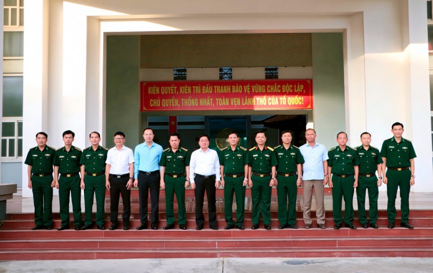 Tây Ninh: Bí thư Tỉnh ủy Nguyễn Văn Quyết làm việc với Đảng ủy, Ban Chỉ huy BĐBP tỉnh