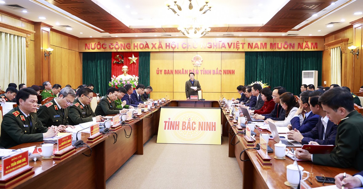 Bộ trưởng Bộ Công an Lương Tam Quang làm việc với tỉnh Bắc Ninh về tiến độ giải phóng mặt bằng Cảng hàng không quốc tế Gia Bình