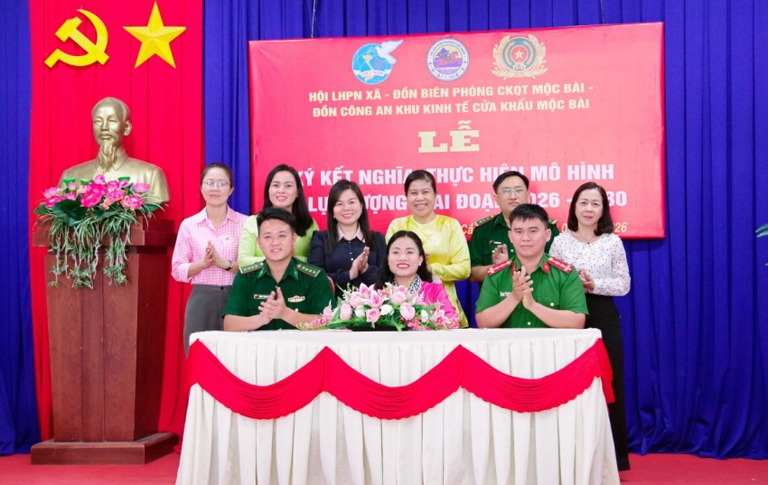 Tây Ninh: Ký kết nghĩa, thực hiện mô hình 03 lực lượng giai đoạn 2026 - 2030