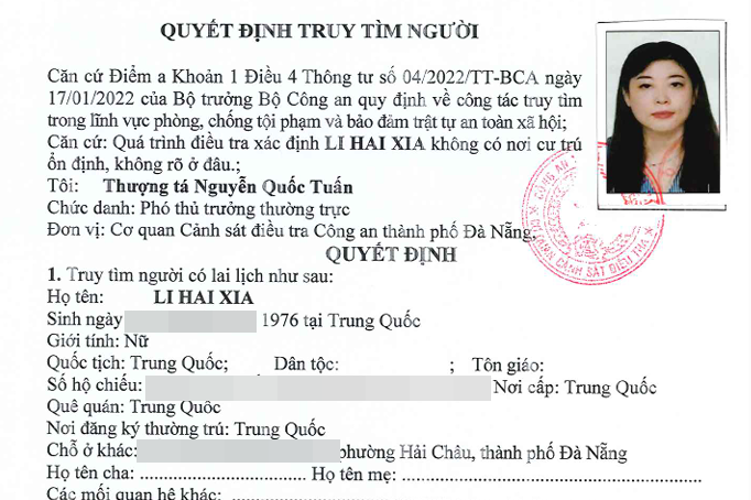 Truy tìm 4 đối tượng liên quan đến vụ án xảy ra tại Phòng khám Đa khoa Quốc tế Đà Nẵng