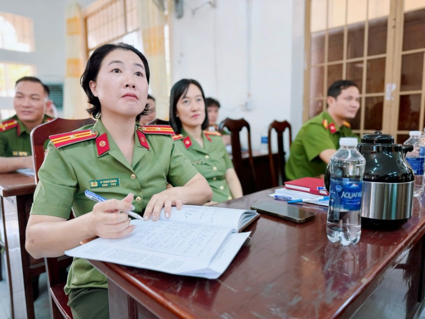 Công an xã Đại Phước tổng kết công tác năm 2025, quyết tâm hoàn thành nhiệm vụ 2026