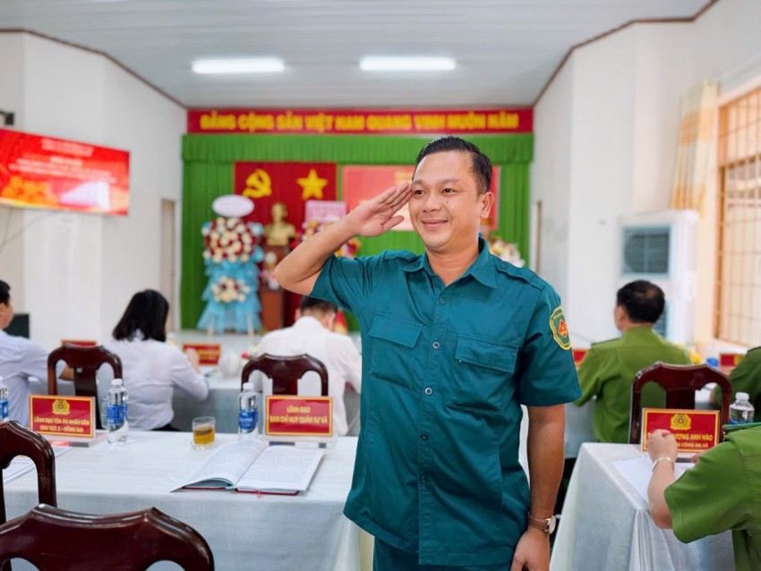 Công an xã Đại Phước tổng kết công tác năm 2025, quyết tâm hoàn thành nhiệm vụ 2026