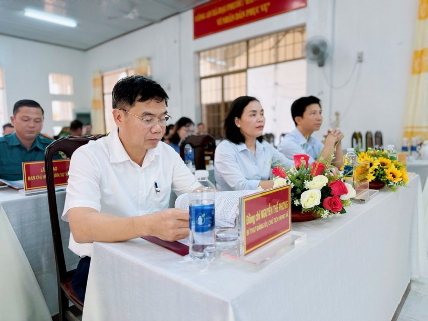 Công an xã Đại Phước tổng kết công tác năm 2025, quyết tâm hoàn thành nhiệm vụ 2026