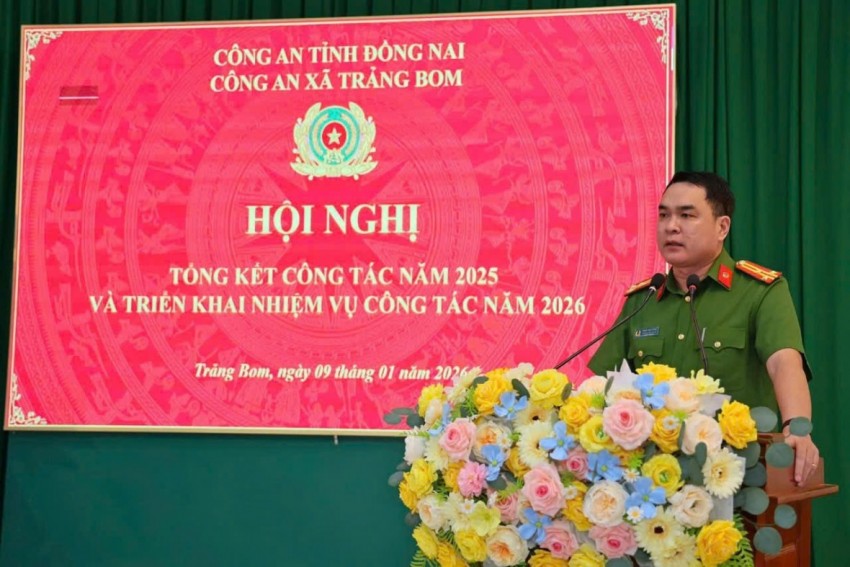 Năm 2025, trong bối cảnh triển khai mô hình chính quyền địa phương hai cấp, Công an xã Trảng Bom đã chủ động tham mưu cấp ủy, chính quyền địa phương triển khai đồng bộ các biện pháp bảo đảm an ninh, trật tự ngay từ cơ sở.