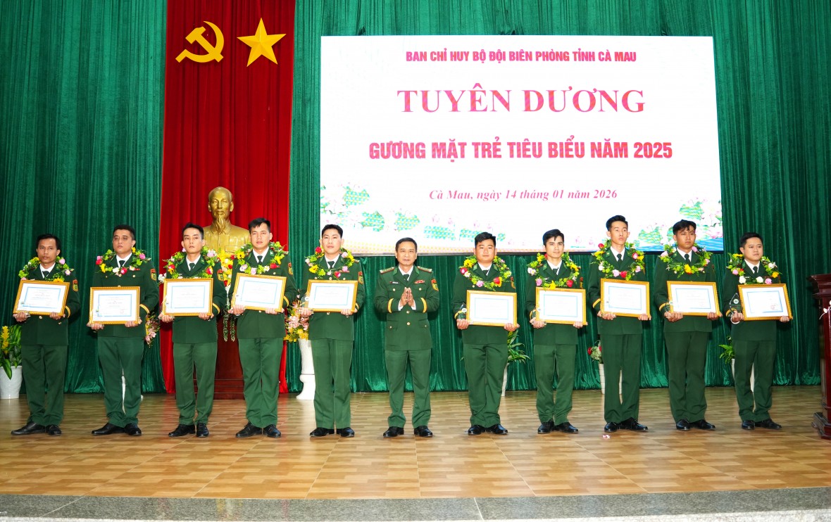 Gương mặt trẻ BĐBP Cà Mau: Dấu ấn xung kích vì chủ quyền, an ninh biên giới biển