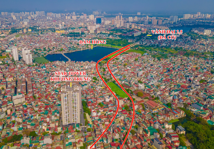 Khương Đình gấp rút giải phóng mặt bằng đường Vành đai 2,5 đoạn Nguyễn Trãi - Đầm Hồng Phường Khương Đình (Hà Nội) gấp rút giải phóng mặt bằng đường Vành đai 2,5 đoạn Nguyễn Trãi - Đầm Hồng