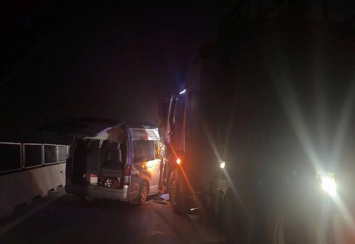 Hiện trường vụ tai nạn thương tâm - Ảnh D.A