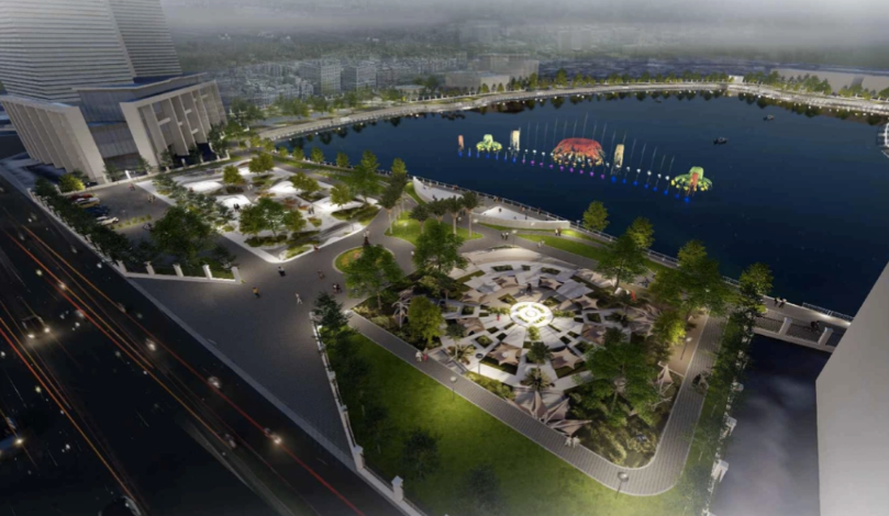 Tháo dỡ hàng rào công viên tại khu vực trung tâm Hà Nội