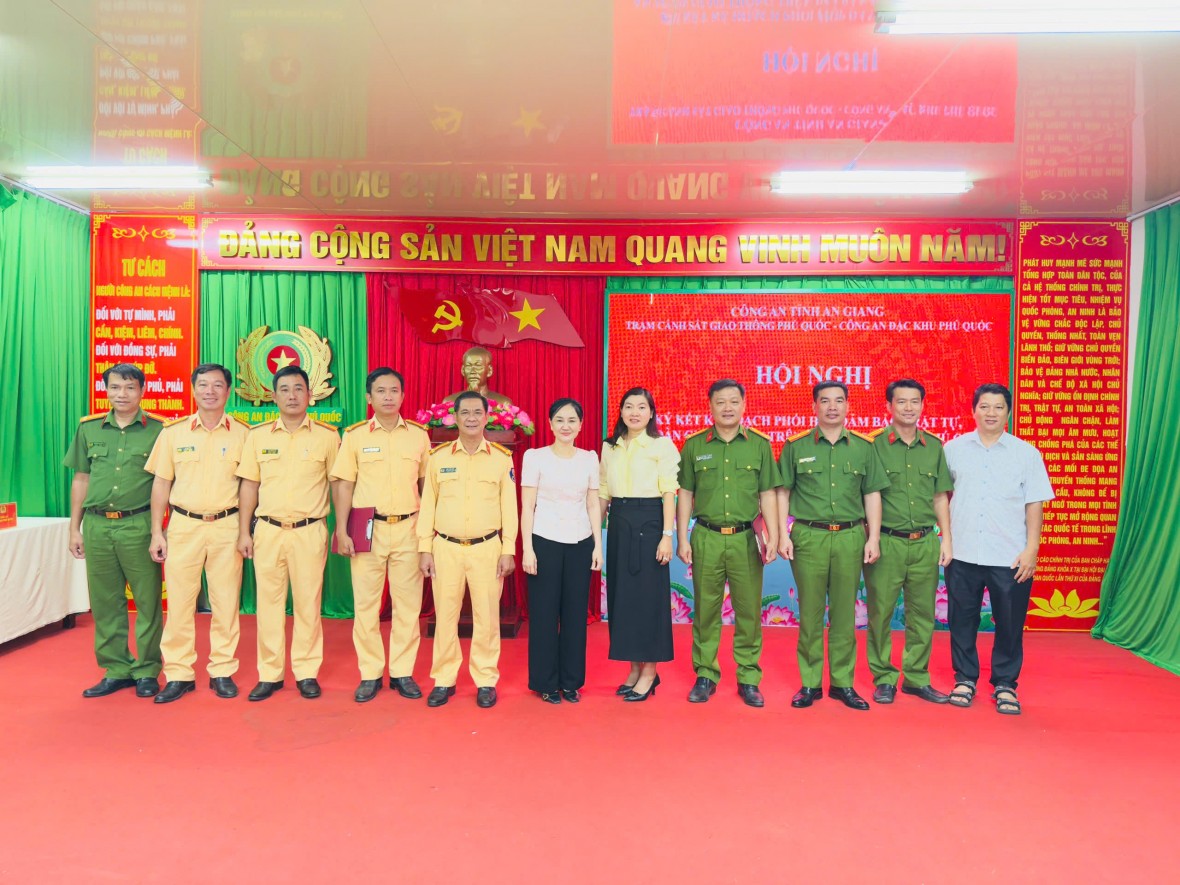 Tăng cường phối hợp bảo đảm trật tự ATGT tại đặc khu Phú Quốc