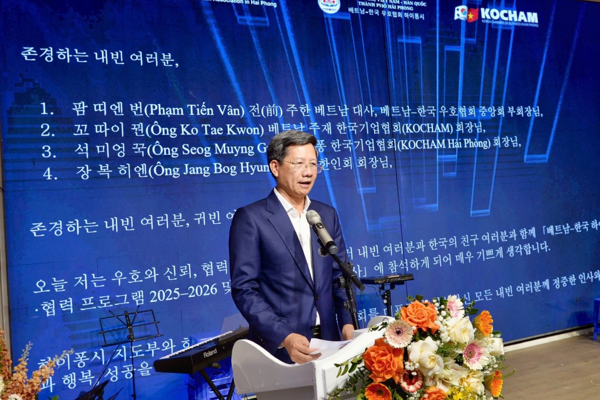 Hải Phòng thúc đẩy hợp tác Việt - Hàn, mở hướng đi mới giai đoạn 2025-2026