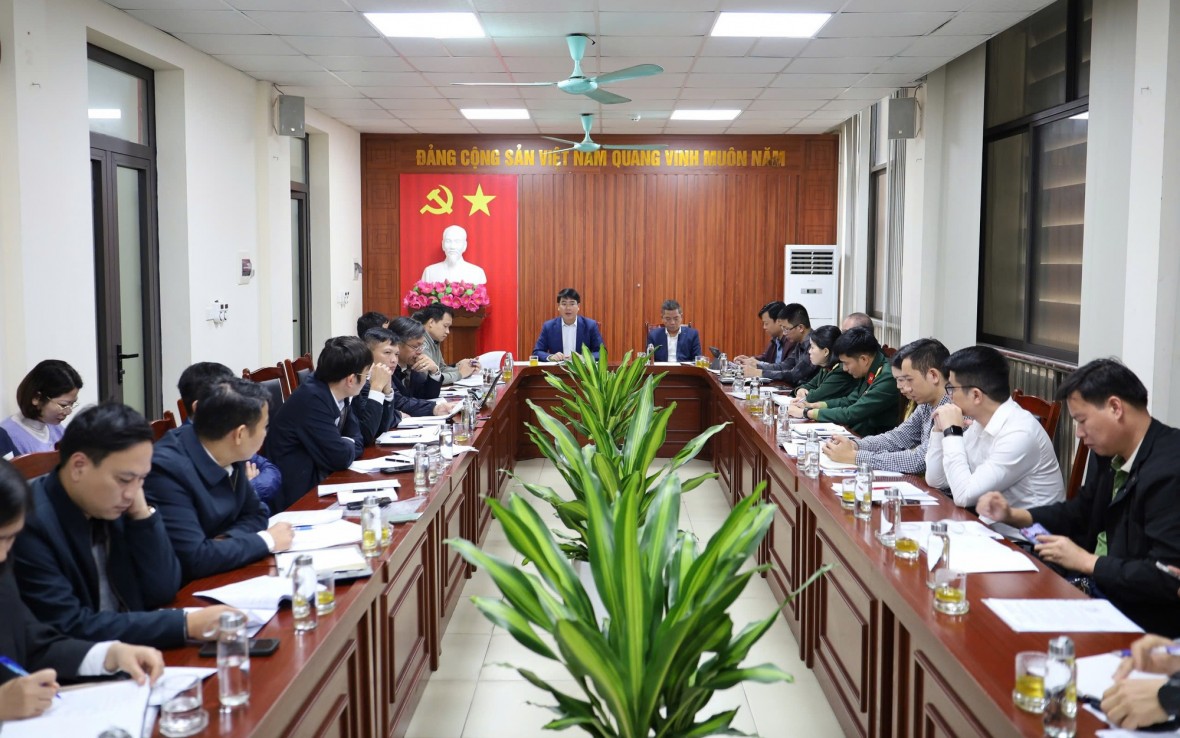 Quang cảnh buổi làm việc. Ảnh: UBND TP Hà Nội.