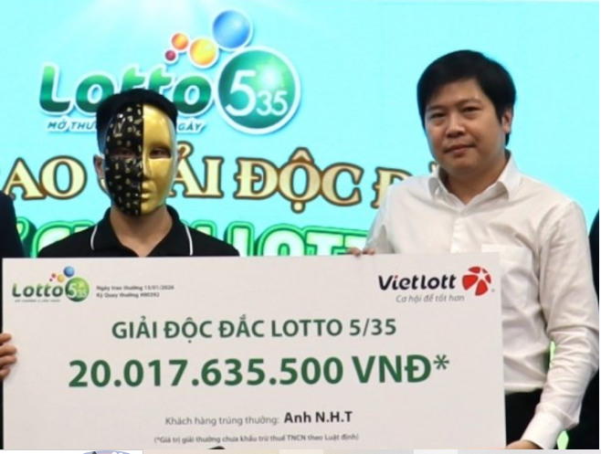 Một thanh niên ở Cao Bằng trúng Vietlott hơn 20 tỉ đồng