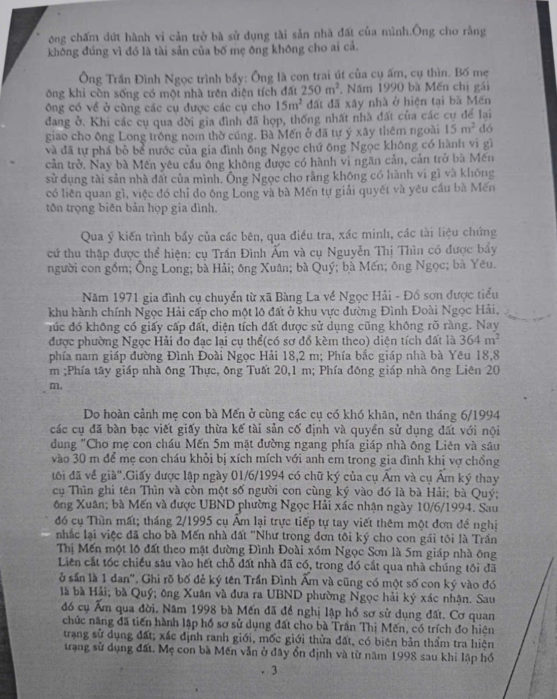 Vụ tranh chấp dân sự ở Hải Phòng: Chờ đợi phán quyết công tâm của phiên toà phúc thẩm! Vụ tranh chấp dân sự ở Hải Phòng: Chờ đợi phán quyết công tâm của phiên toà phúc thẩm!
