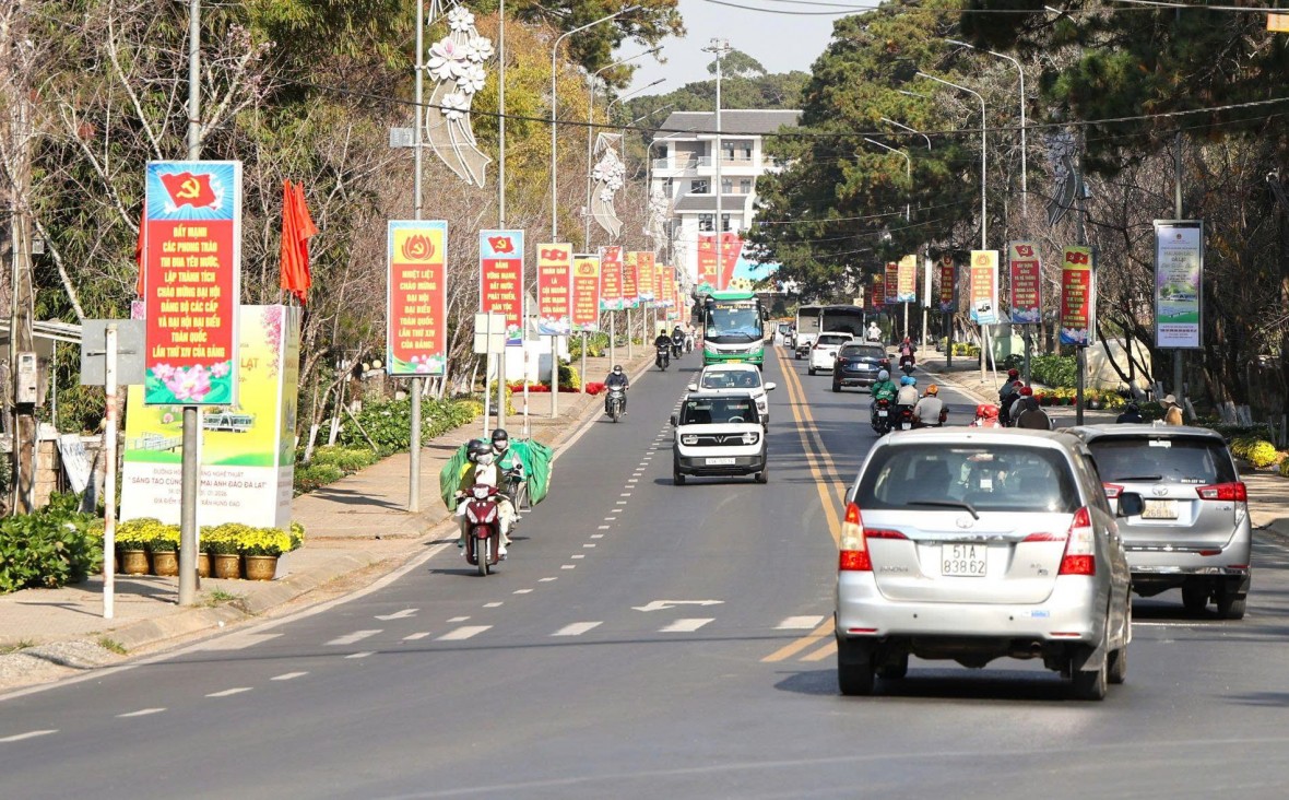 Lâm Đồng: Rộn ràng không khí chào mừng Đại hội XIV của Đảng