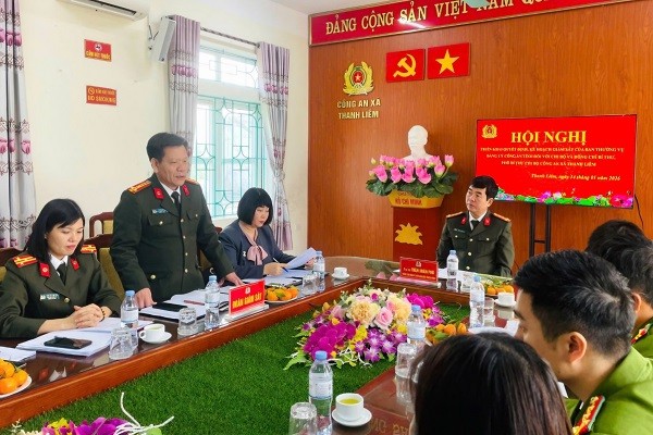 Công an tỉnh Ninh Bình tăng cường sự lãnh đạo của Đảng đối với công tác bảo đảm ANTT