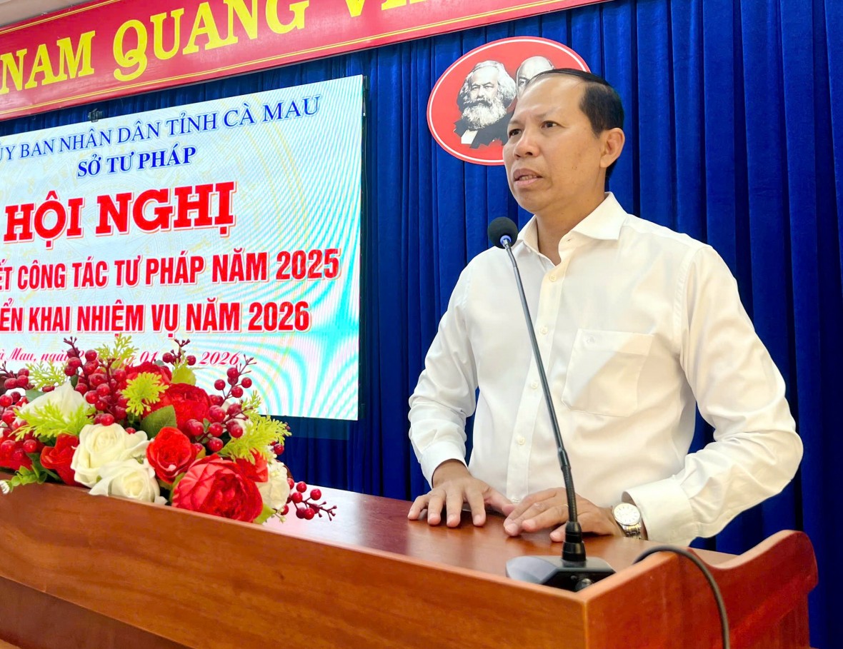 Ngành Tư pháp Cà Mau quyết tâm đổi mới, bứt phá trong giai đoạn mới