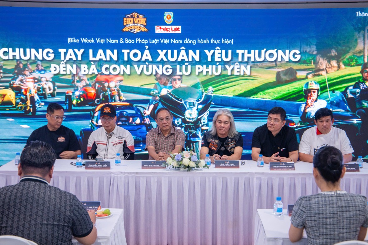 Bike Week Việt Nam lần thứ 4 tại Cam Ranh: Chung tay lan tỏa xuân yêu thương đến bà con vùng lũ Phú Yên