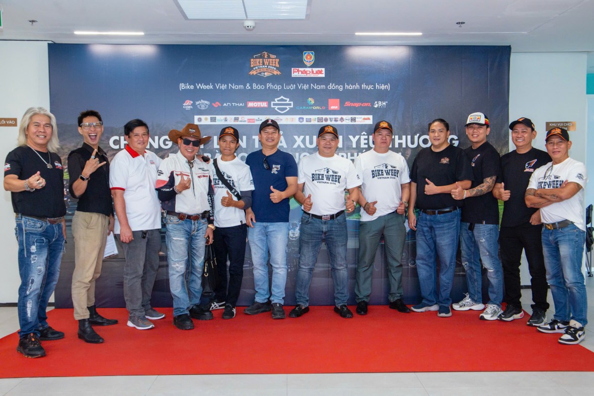 Bike Week Việt Nam lần thứ 4 tại Cam Ranh: Chung tay lan tỏa xuân yêu thương đến bà con vùng lũ Phú Yên