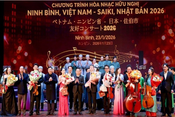 Hòa nhạc hữu nghị Ninh Bình, Việt Nam - Saiki, Nhật Bản 2026