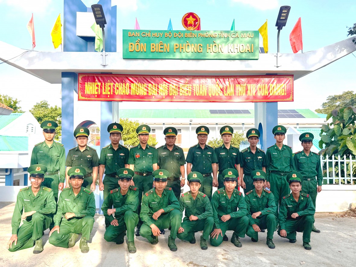 Tuổi trẻ BĐBP Cà Mau sôi nổi “Ngày Thanh niên cùng hành động” chào mừng Đại hội XIV của Đảng