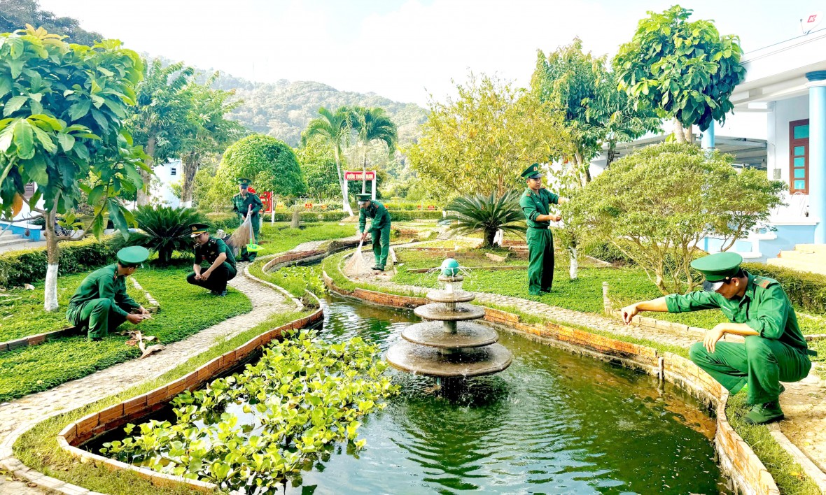 Tuổi trẻ BĐBP Cà Mau sôi nổi “Ngày Thanh niên cùng hành động” chào mừng Đại hội XIV của Đảng