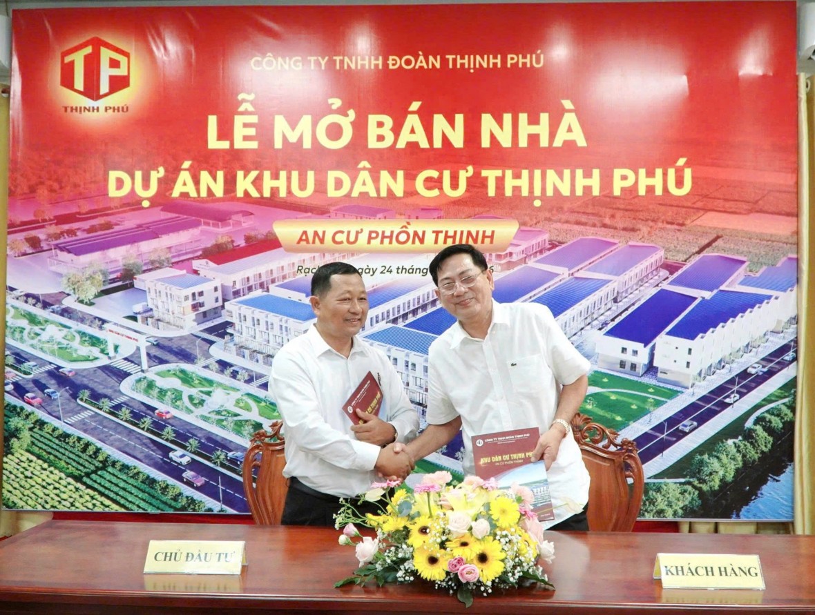 Mở bán 99 căn nhà phố hiện đại tại dự án KDC Thịnh Phú